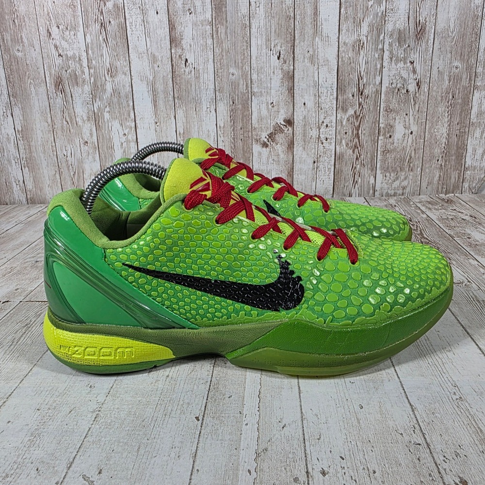 Nike Kobe 6 Protro Grinch Green Apple CW2190-300 Mens 7.5 Basketball Shoes